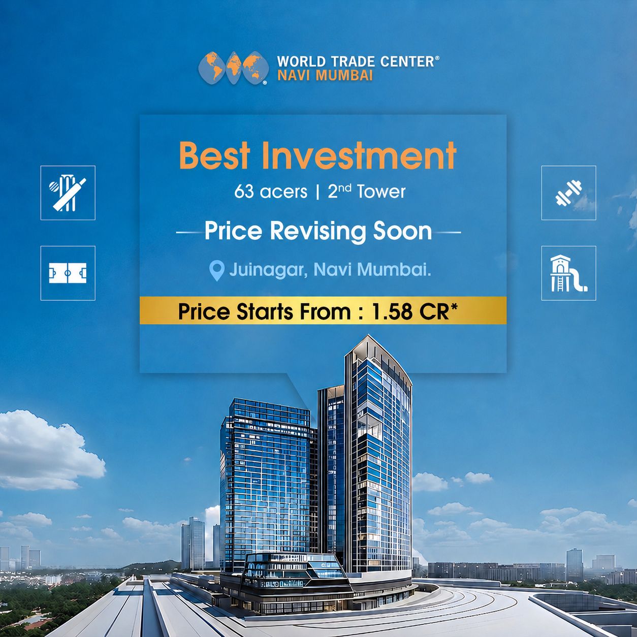 Raheja Prime Two World Trade Center Vashi NX