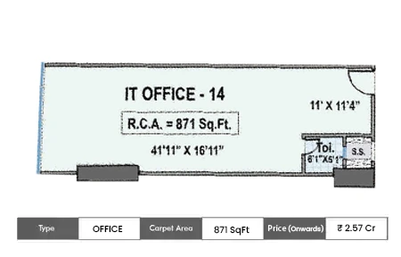 Office 871 SqFt